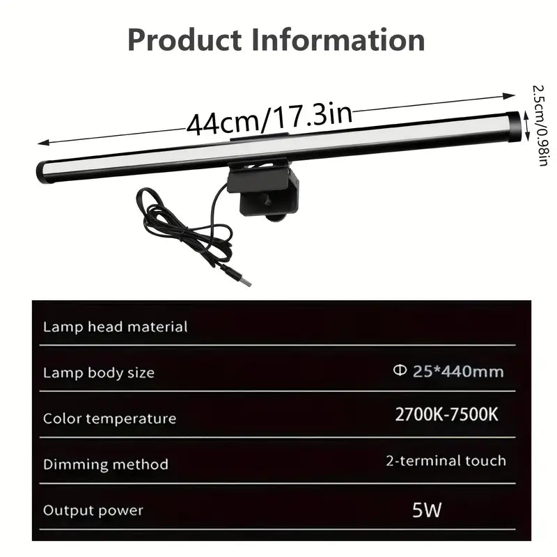 MONITEUR LIGHT BAR 44CM RGB
